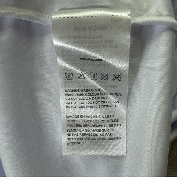 NWT Mens Midubi Exercise Shirt With Sun Protection Long Sleeve Quick White 2XL - Picture 4 of 11